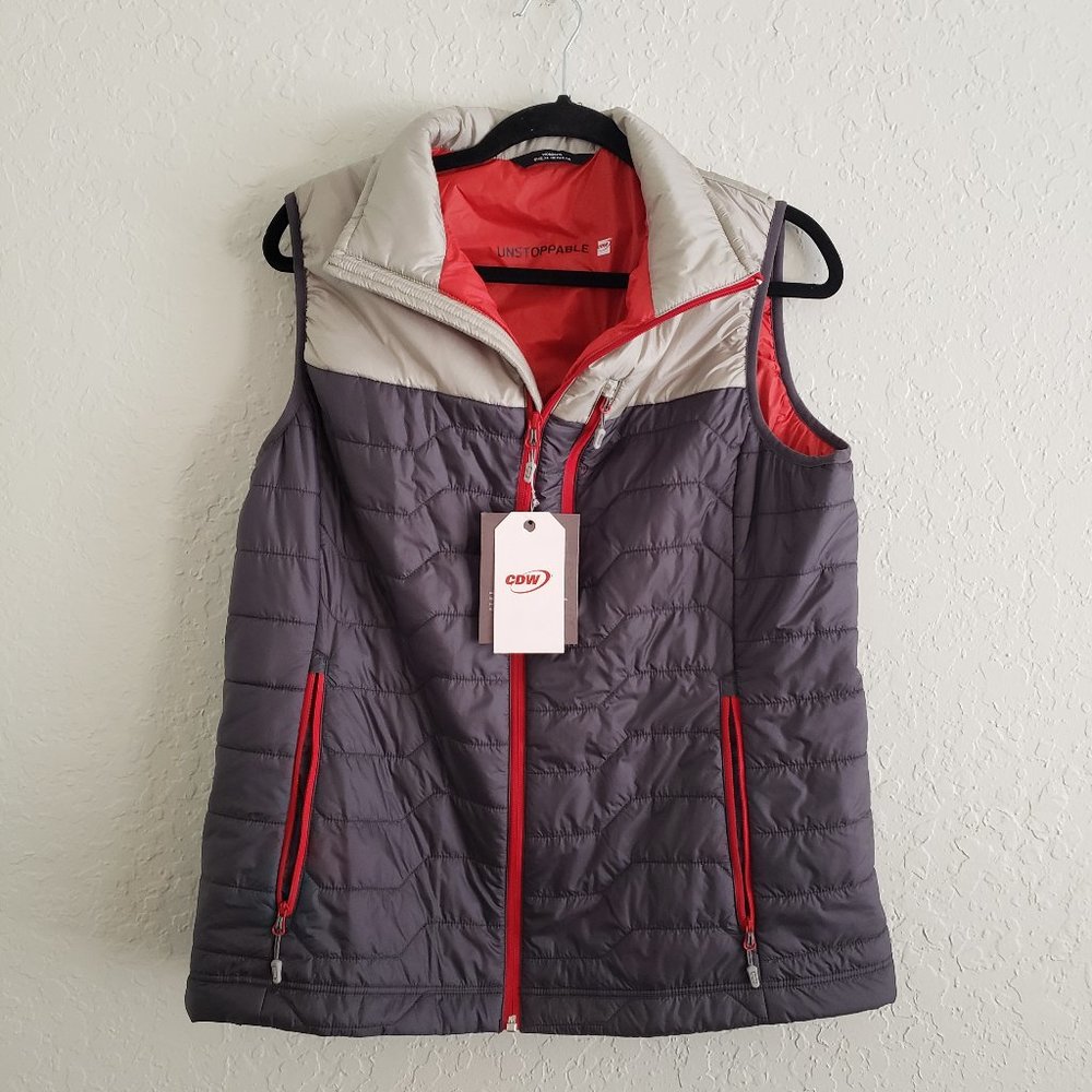 CDW Womens Light Weight Running Hiking Puffer Vest